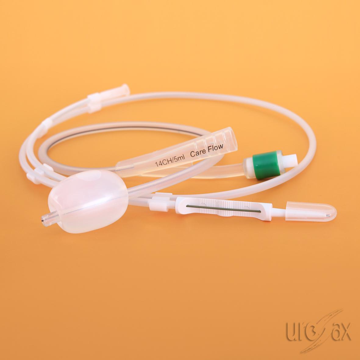 CARE FLOW Unibal Suprapubisches Wechselset 2Wege integral Ballonkatheter mit Wechseldraht